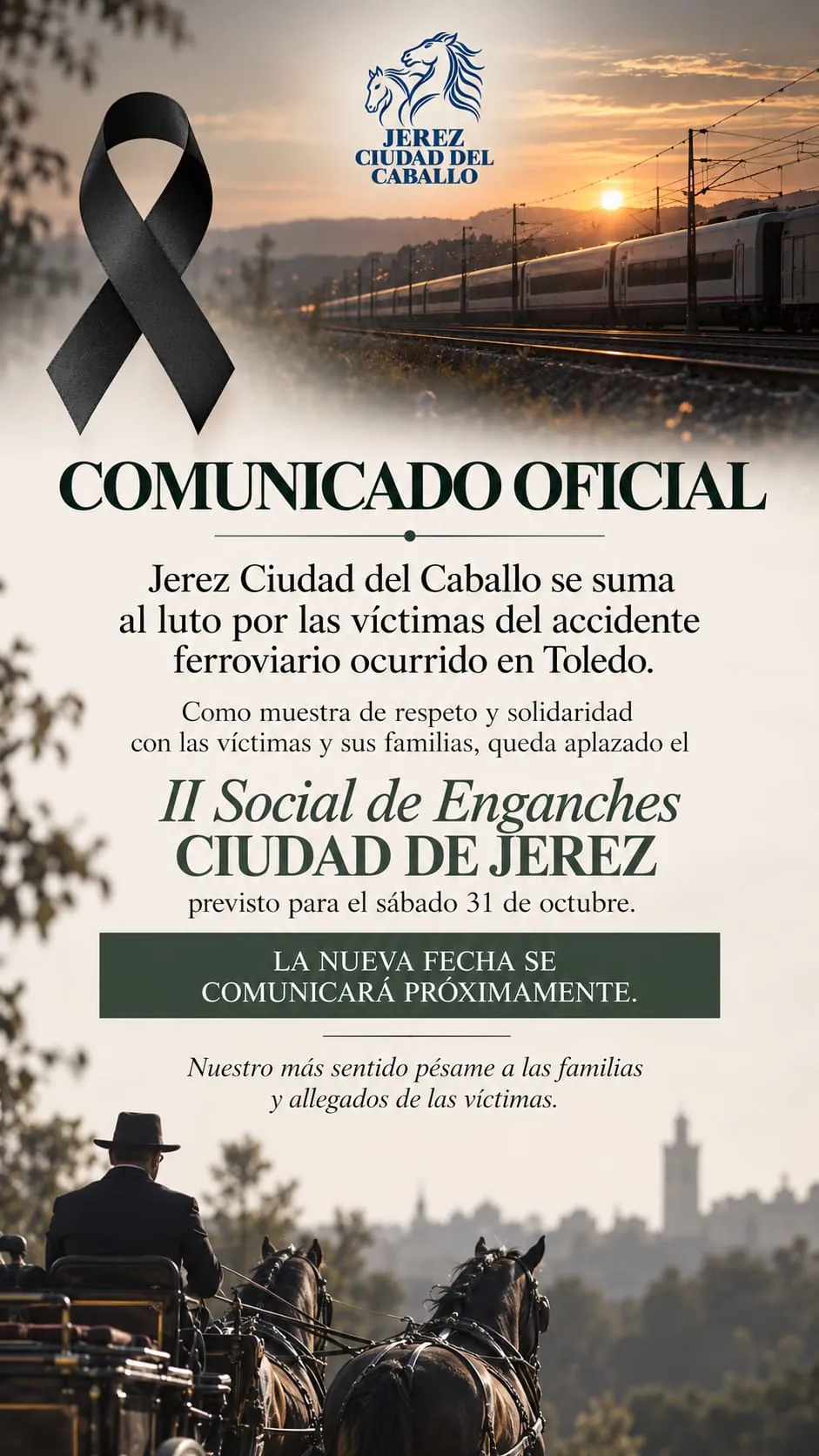 Comunicado oficial: aplazada la II Social de Enganches «Ciudad de Jerez»